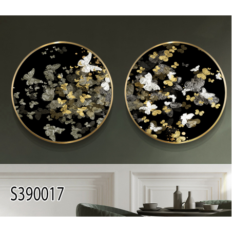 זוג תמונות עגולות דגם 390017 