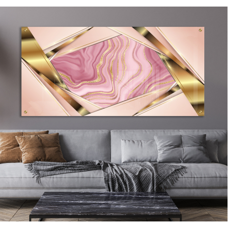 תמונה מיוחדת אבסטרקט בהדפסה ישירה על זכוכית דגם-712022