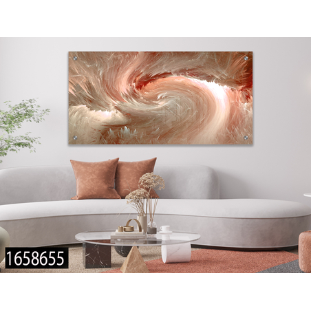 תמונת זכוכית מעוצבת בסגנון מודרני  למשרד או לסלון דגם 1658655