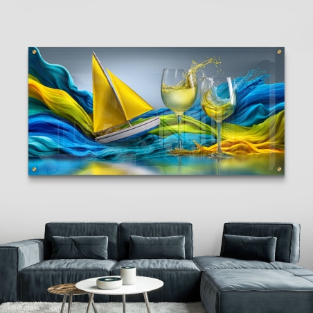 תמונת זכוכית לסלון/חדר שינה/משרד 