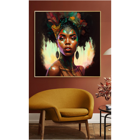 תמונת קנבס מרובעת עם או בלי מסגרת חיצונית דגם-703044