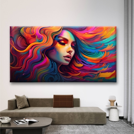 תמונת קנבס לסלון מהממת פרצוף 