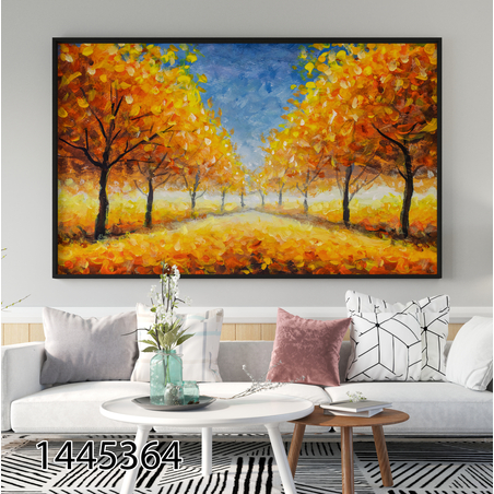 תמונה לסלון או למשרד מודפסת על קנבס כותנה 1445364