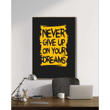 תמונת קנבס בסגנון השראה ומוטיבציה למשרד 