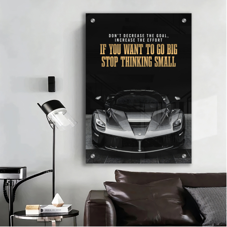 תמונת מוטיבציה על קנבס או על זכוכית לבחירתכם דגם 221338