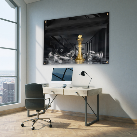 תמונת זכוכית מעוצבת לסלון או למשרד דגם  1718423