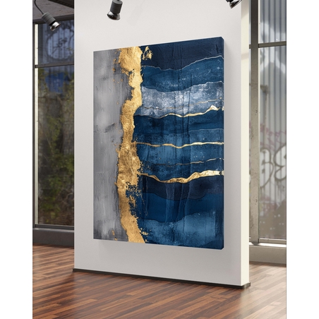 תמונת קנבס לסלון בסגנון אבסטרקט 