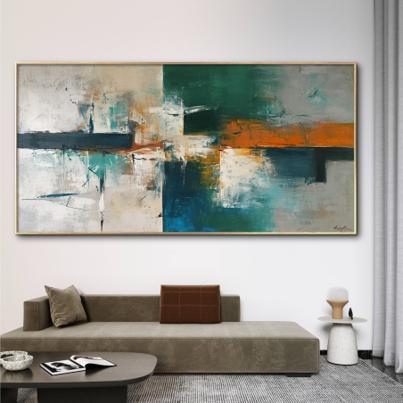 תמונת קנבס לסלון בסגנון אבסטרקט 
