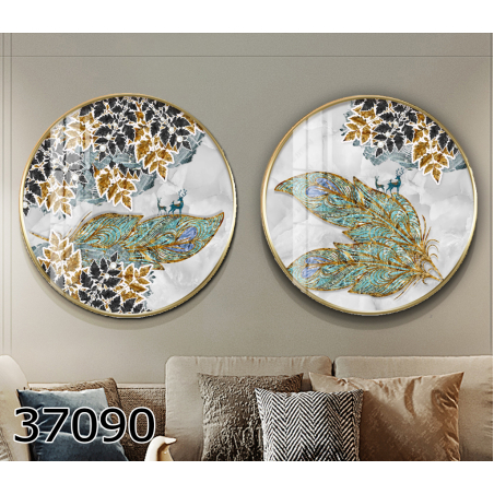 זוג תמונות עגולות דגם 37090 