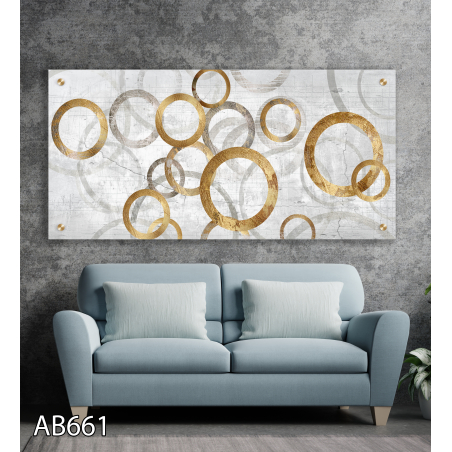 תמונת זכוכית  - למשרד או לסלון  דגם AB661