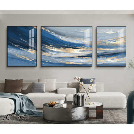 תמונה מחולקת לסלון על קנבס עם אפשרות לחיפוי זכוכית דגם 7617970