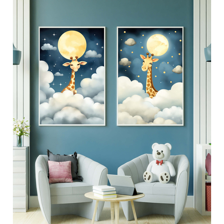 זוג תמונות לחדר ילדים קולקציית 