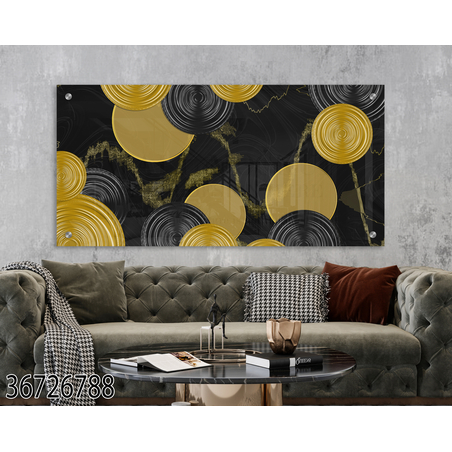 תמונת זכוכית מקורית לסלון או למשרד מודפסת על זכוכית דגם-36726788