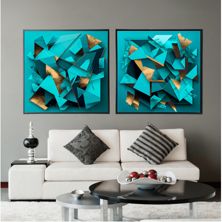 זוג תמונות מיוחדות לחדר השינה או לסלון דגם  4417715