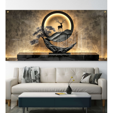 תמונת זכוכית לסלון/חדר שינה 