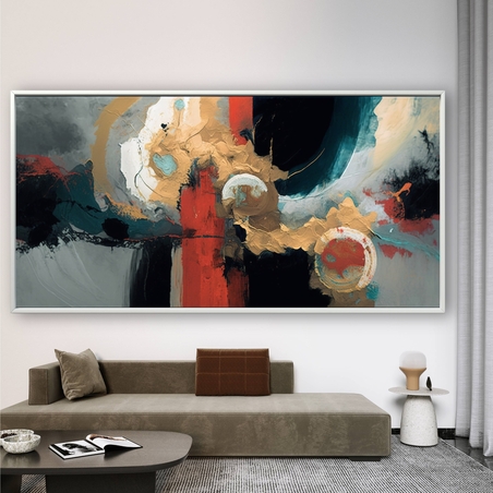 קנבס כותנה מודרני לסלון או למשרד דגם 11112317