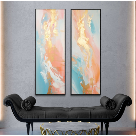 זוג תמונות ענקיות מיוחדות למשרד ולחללים גדולים דגם 280623