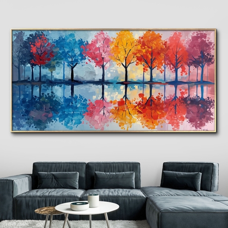 תמונת קנבס צבעונית לסלון 