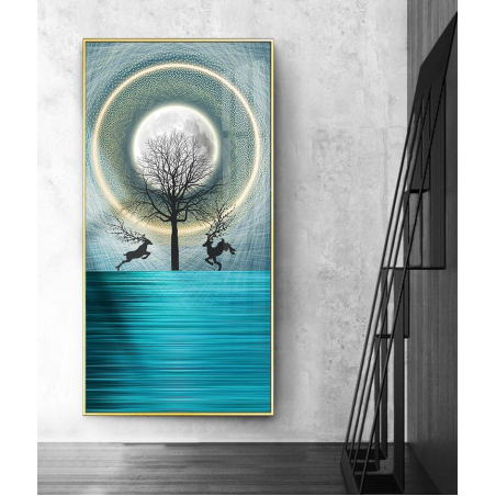 תמונת קנבס מעוצבת עם או בלי מסגרת לסלון  או לחדר השינה דגם 6087665