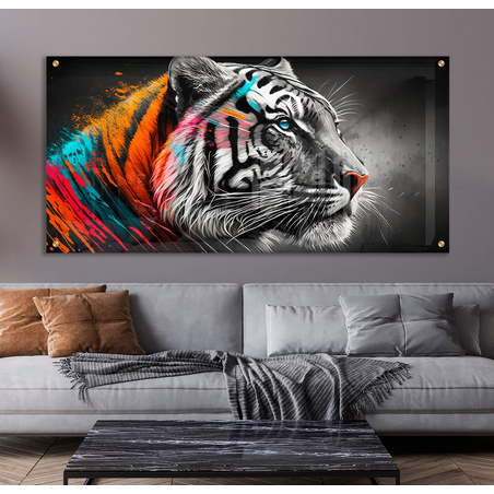 תמונת זכוכית בהדפסה ישירה על זכוכית דגם-230223