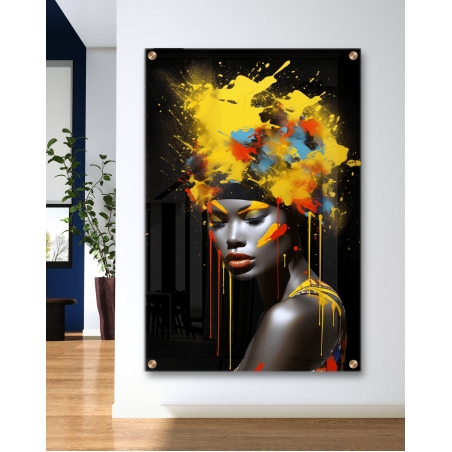 תמונת זכוכית אפריקאית מיוחדת דגם 2409240