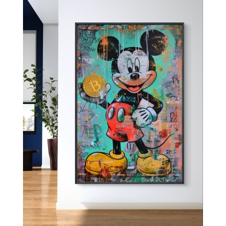 תמונת קנבס לחדר ילדים בסגנון גרפיטי 