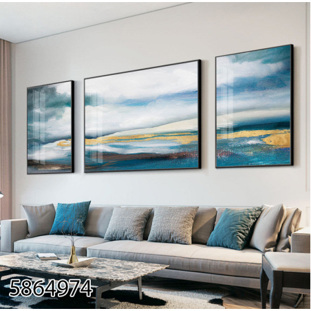 תמונה מחולקת לסלון על קנבס עם אפשרות לחיפוי זכוכית דגם 5864974