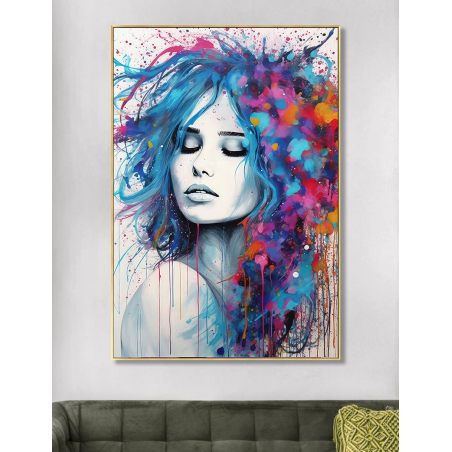 תמונה לסלון מודפסת על קנבס דגם 1852023