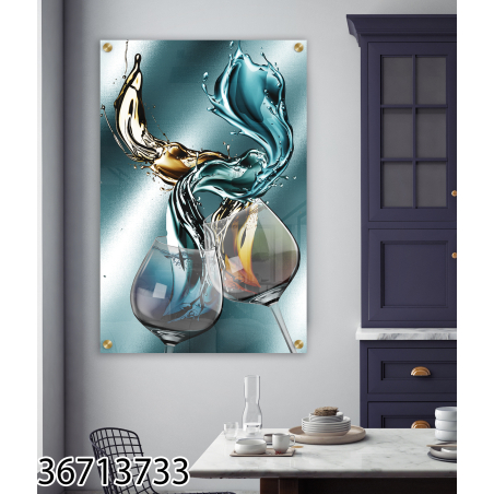 תמונה יוקרתית למטבח על קנבס או על זכוכית לבחירתכם דגם 36713733