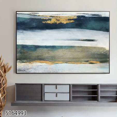 תמונה לסלון או למשרד מודפסת על קנבס כותנה אבסטרקט-מודרני דגם 5164993