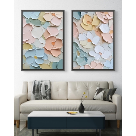 זוג תמונות קנבס לסלון/חדר שינה 
