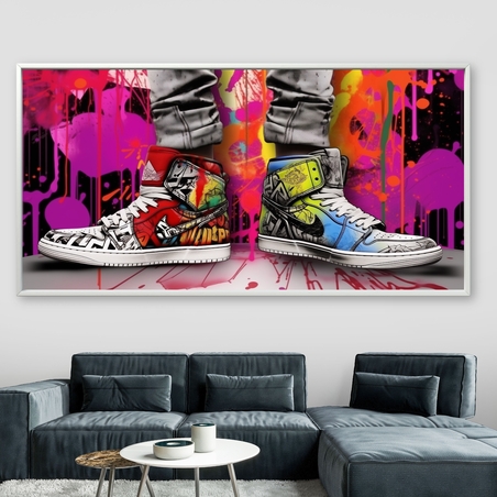 תמונת קנבס גרפיטי 