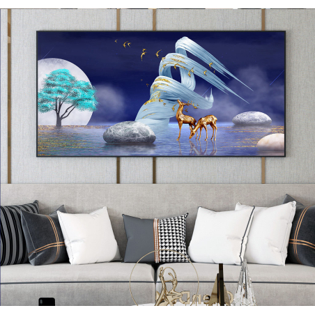 תמונת קנבס מעוצבת עם או בלי מסגרת לסלון  או לחדר השינה דגם 3549733