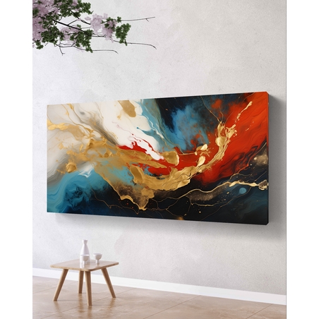 תמונת קנבס אבסטרקט לסלון 