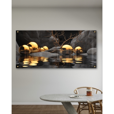 תמונת זכוכית תלת מימד לסלון או לפינת אוכל 