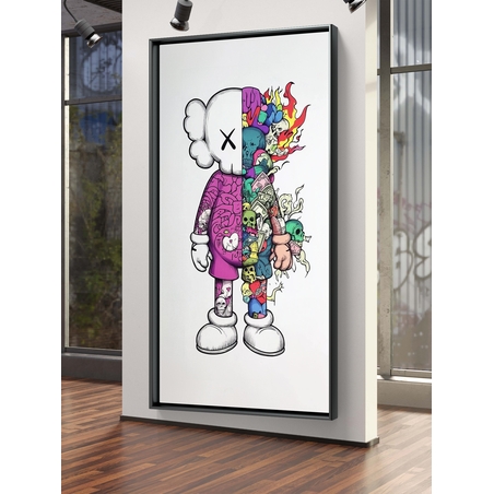 תמונת קנבס לאורך KAWS 