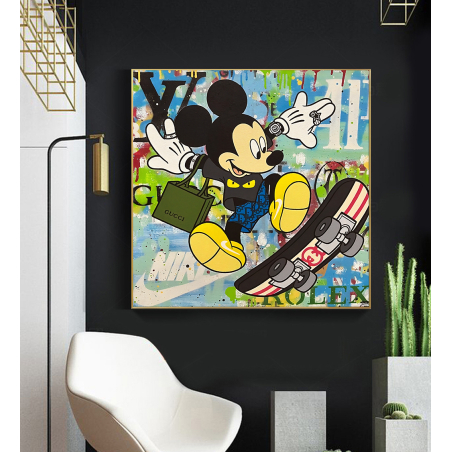 תמונת גרפיטי  על קנבס או זכוכית במבחר מידות דגם-812240