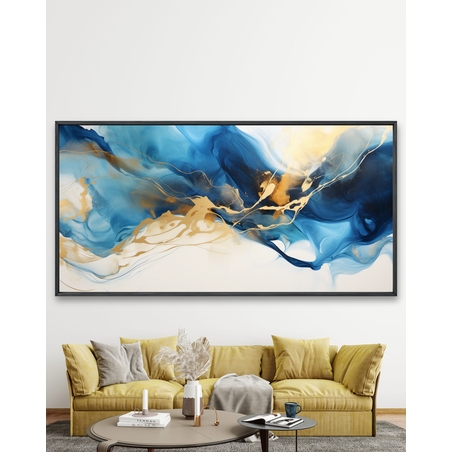 תמונת קנבס ממוסגרת אבסטרקט דגם 259236