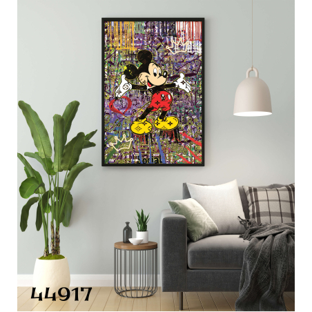 תמונת גרפיטי על קנבס או על זכוכית לבחירתכם דגם 44917