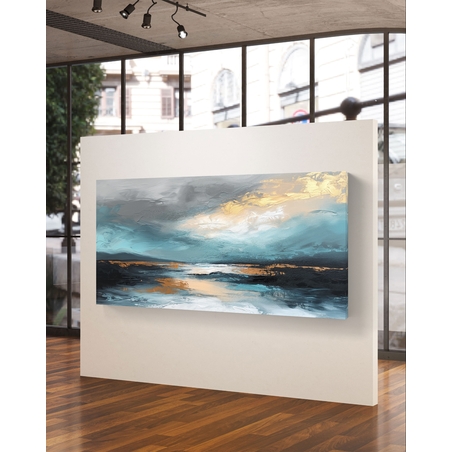 תמונת קנבס לסלון בסגנון אבסטרקט 