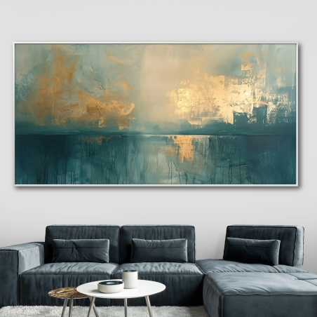 תמונת קנבס לסלון בסגנון אבסטרקט 