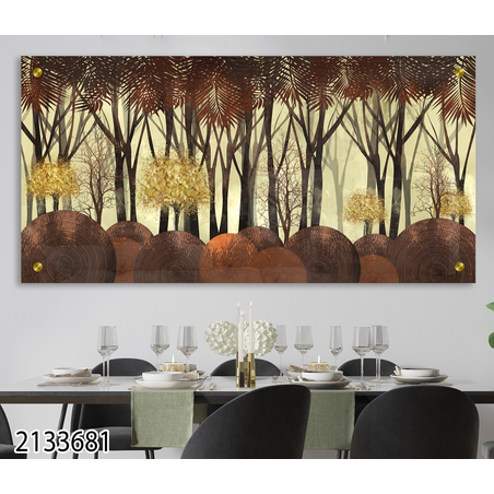 תמונת זכוכית מקורית למטבח או לפינת האוכל מודפסת על זכוכית דגם-2133681