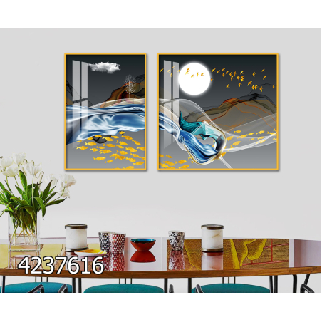 זוג תמונות לפינת אוכל/מטבח דגם 4237616