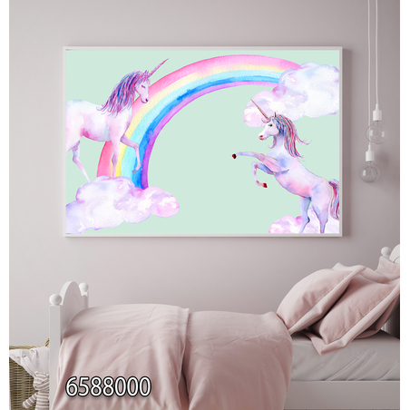 תמונה מקורית לחדר ילדות  חד קרן -דגם 6588000