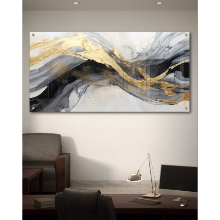 תמונת זכוכית בסגנון אבסטרקט 