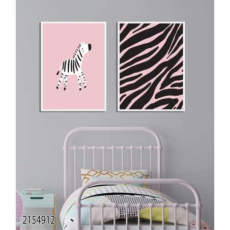 זוג תמונות ממוסגרות לחדר ילדות דגם 2154912