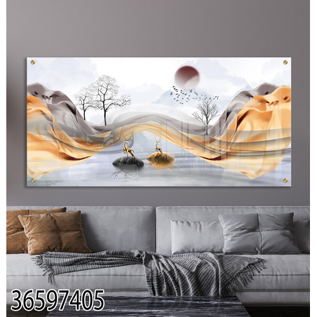 תמונת תלת מימד מדהימה לסלון לחדר השינה או למשרד על קנבס או זכוכית במבחר מידות דגם-36597405