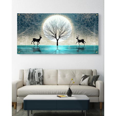 תמונת זכוכית לסלון/חדר שינה 