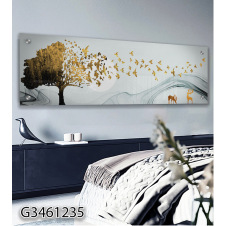 תמונת זכוכית פנורמית למשרד או לסלון דגם G3461235