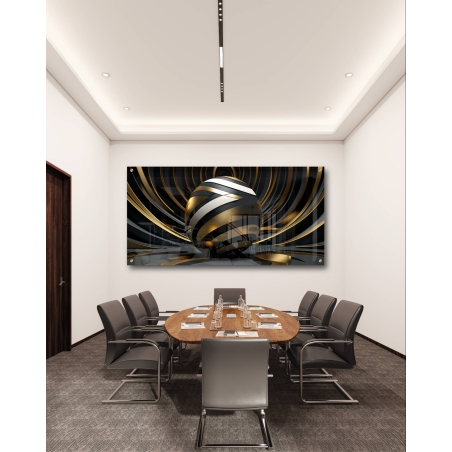 תמונת זכוכית לסלון או למשרד 